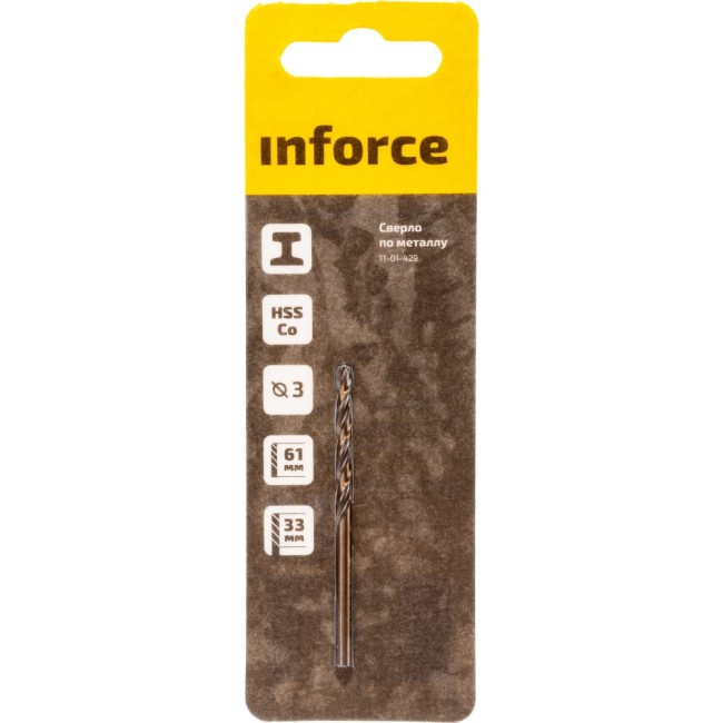 Сверло по металлу Inforce 11-01-429 Сверло по металлу Inforce 11-01-429