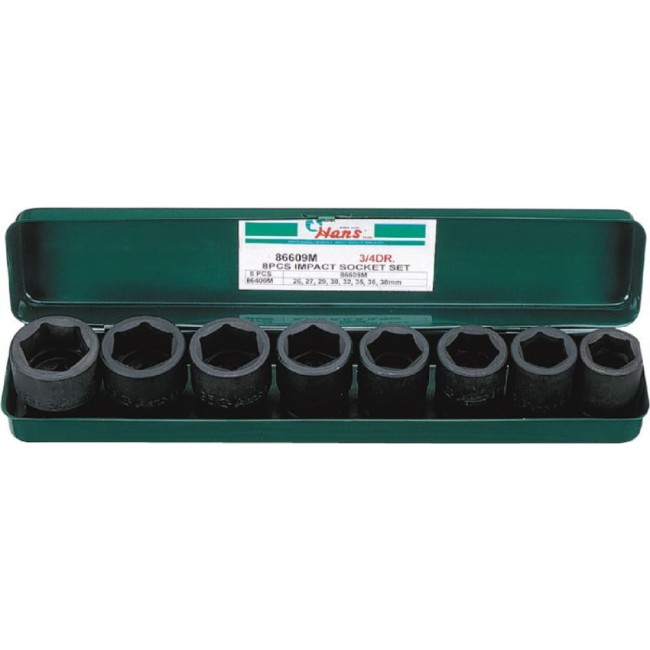 Комплект торцевых головок HANS 86609M