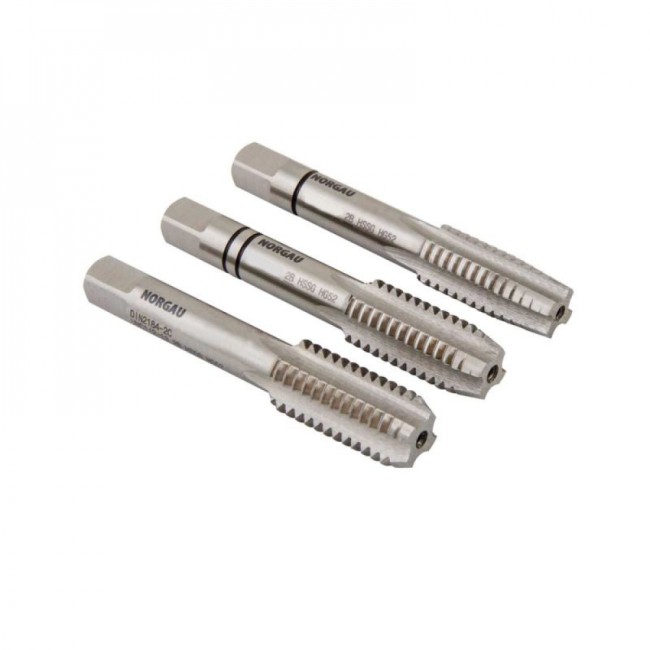 Комплект ручных дюймовых метчиков NORGAU 013015270