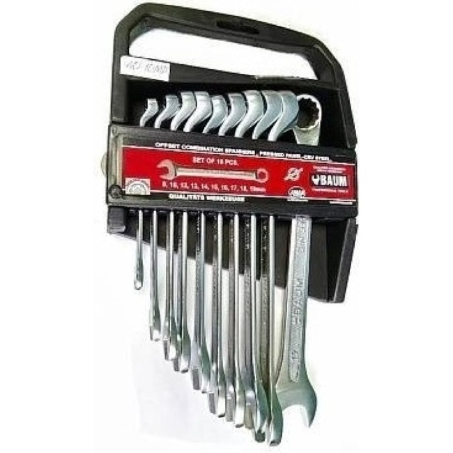 Набор комбинированных ключей BAUM 75 градусов 40-10МР