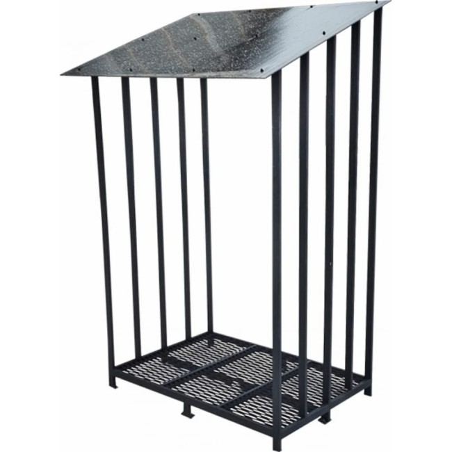 Металлическая цельносварная дровница-поленница УЛИЧНЫЕ ЛЕСТНИЦЫ UL-DRV-8012