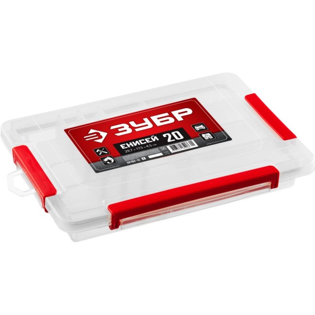 Пластиковый органайзер ЗУБР ЕНИСЕЙ-20 38192-12_z01