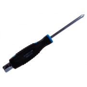 Крестовая силовая магнитная отвертка Forsage Profi S2 F-70210080(28229) Крестовая силовая магнитная отвертка Forsage Profi S2 F-70210080(28229)