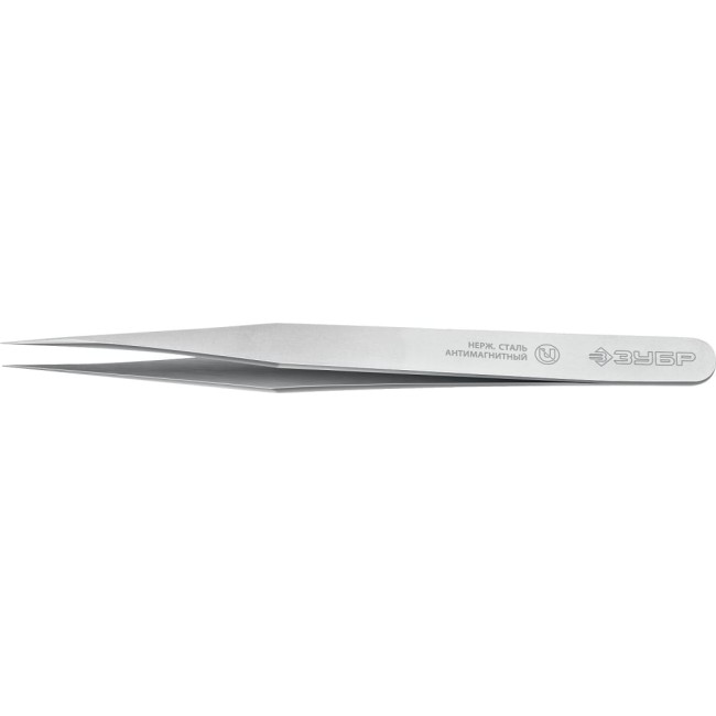 Прямой антимагнитный пинцет ЗУБР 222112