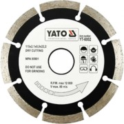 Отрезной алмазный диск для сухой резки YATO YT-6002 Отрезной алмазный диск для сухой резки YATO YT-6002