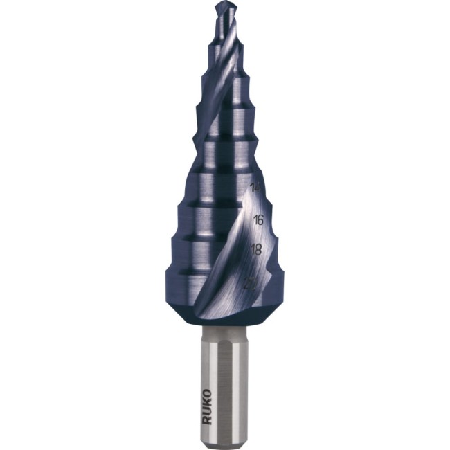 Ступенчатое сверло RUKO 101051F