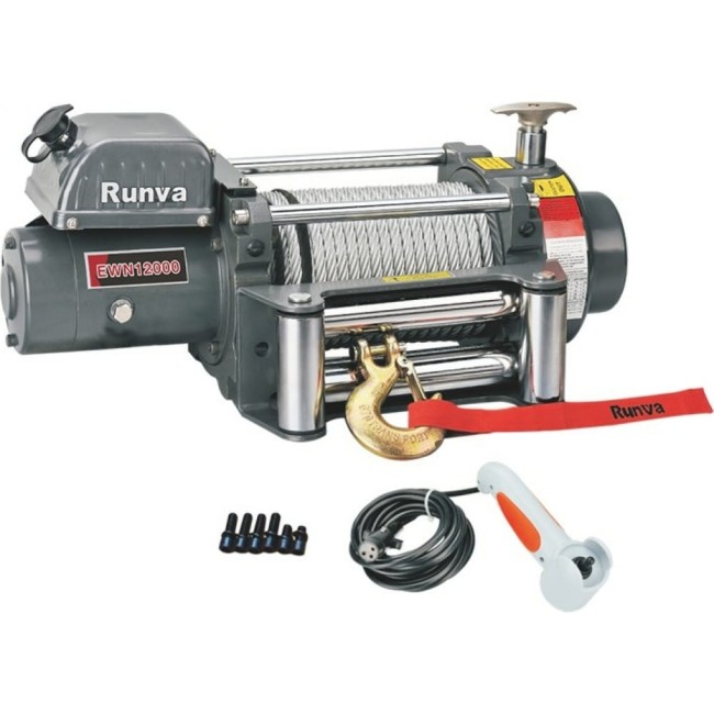 Индустриальная электрическая лебедка Runva EWN12000U24V