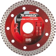 Отрезной сплошной алмазный диск MATRIX Professional 73122 Отрезной сплошной алмазный диск MATRIX Professional 73122