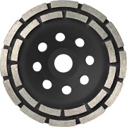 Зачистная двухрядная алмазная чашка KROTEC 3801023