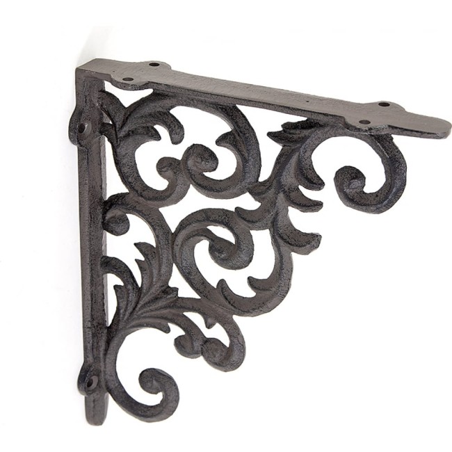 Настенная чугунная консоль для кашпо/полки ЧУДЕСНЫЙ САД WR-284 4606400627937