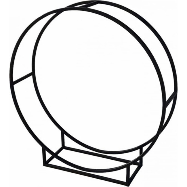 Круглая металлическая цельносварная дровница УЛИЧНЫЕ ЛЕСТНИЦЫ DRV-KR-120