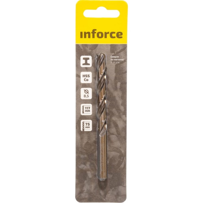 Сверло по металлу Inforce 11-01-438 Сверло по металлу Inforce 11-01-438