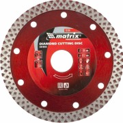 Отрезной сплошной алмазный диск MATRIX Professional 73124 Отрезной сплошной алмазный диск MATRIX Professional 73124
