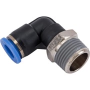 Цанговый угловой фитинг для трубки диаметром 8 мм SHPI PL 08-R03 Цанговый угловой фитинг для трубки диаметром 8 мм SHPI PL 08-R03