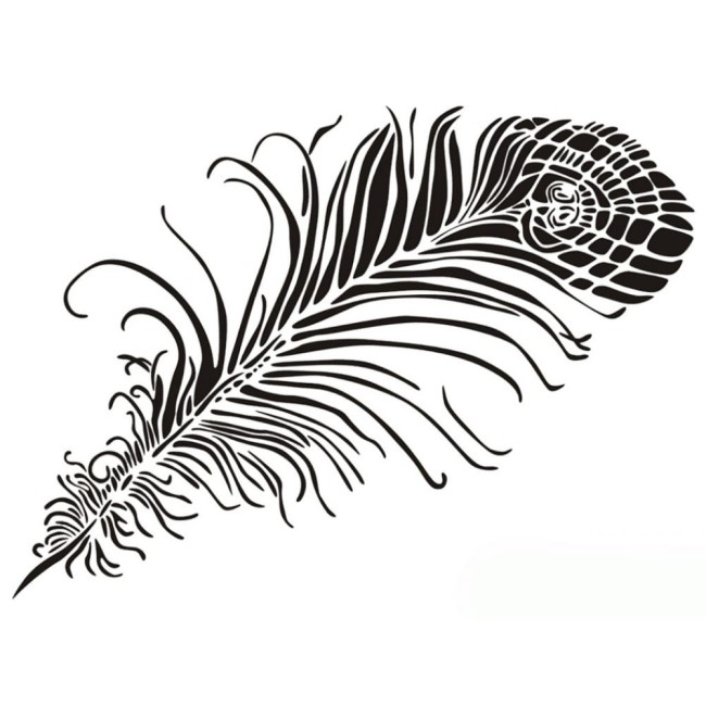 Виниловый трафарет STMDECOR Пушинка HW-491