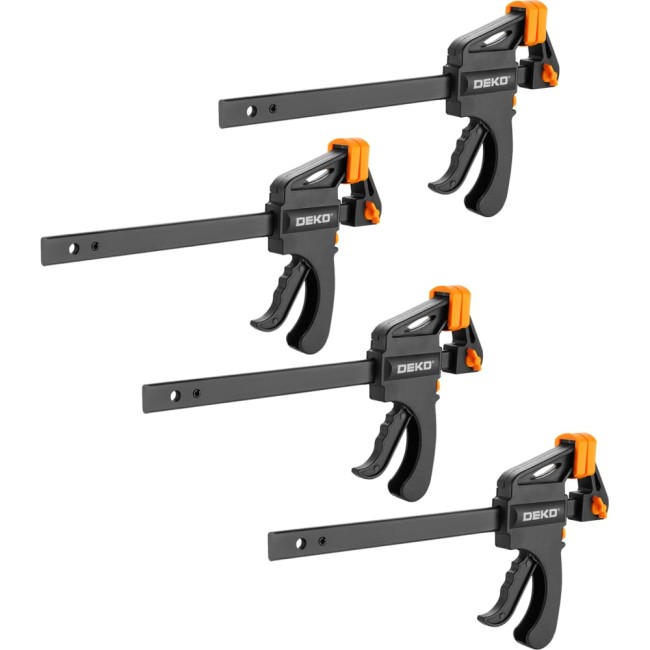 Набор быстрозажимных струбцин DEKO 065-0666