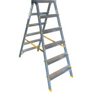 Двухсторонняя анодированная алюминиевая стремянка Алюмет APD9206