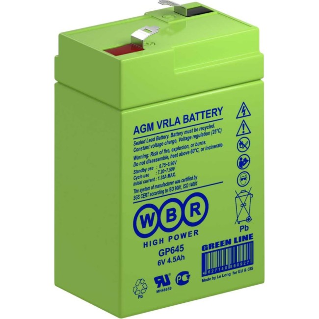 Аккумулятор для ИБП WBR GP645 GP645WBR