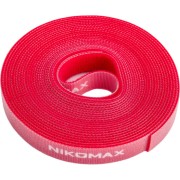 Нарезаемая стяжка-липучка NIKOMAX NMC-CTV05M-15-RL-RD