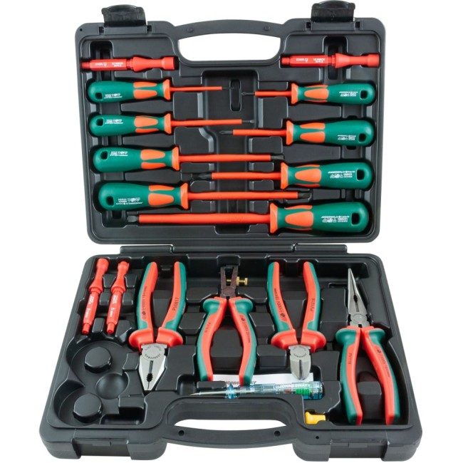 Набор отверток и шарнирно-губцевого инструмента Jonnesway PSV118S 46341