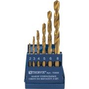 Набор спиральных сверл по металлу THORVIK TDBS6 52478 Набор спиральных сверл по металлу THORVIK TDBS6 52478