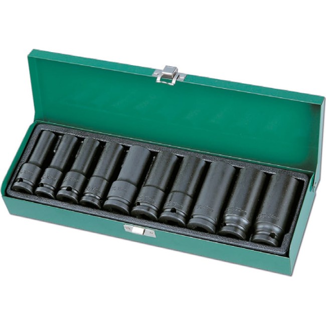 Набор ударных головок удлиненных HONITON ISK40010ML