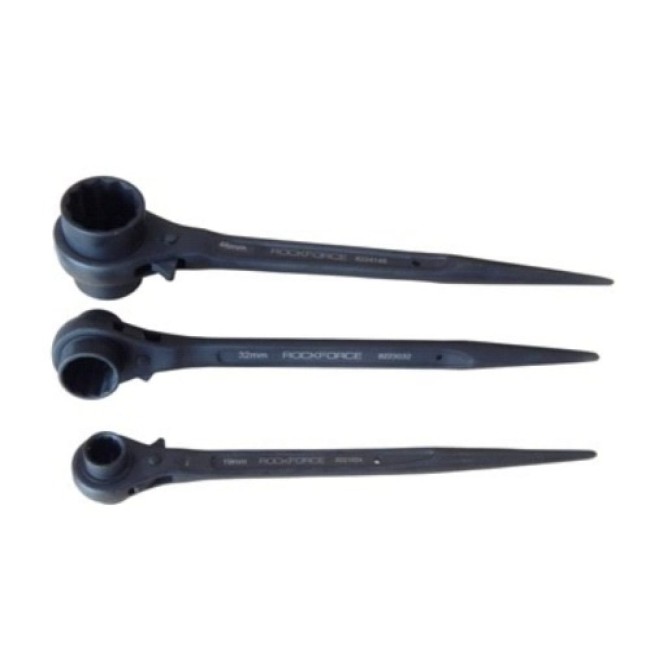 Усиленный трещоточный ступичный ключ Rockforce RF-8221921(18571)