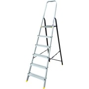 Усиленная комбинированная алюминиевая стремянка Алюмет АМS7806 Усиленная комбинированная алюминиевая стремянка Алюмет АМS7806