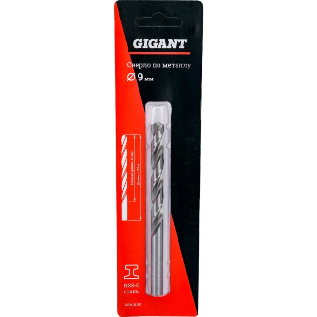 Сверло по металлу Gigant DBM 11130 Сверло по металлу Gigant DBM 11130