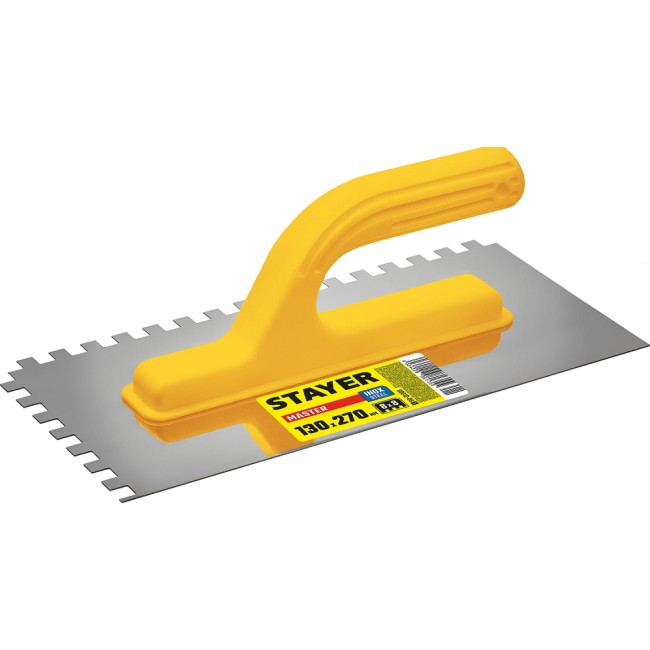 Штукатурная зубчатая нержавеющая гладилка STAYER Master 08012-08_z01