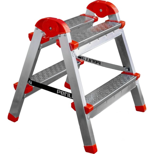Стальная двухсторонняя стремянка Perilla ЯРУС 122402