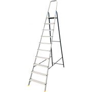 Усиленная комбинированная алюминиевая стремянка Алюмет АМS7810 Усиленная комбинированная алюминиевая стремянка Алюмет АМS7810