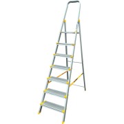 Профессиональная алюминиевая анодированная стремянка Алюмет АS707 Профессиональная алюминиевая анодированная стремянка Алюмет АS707