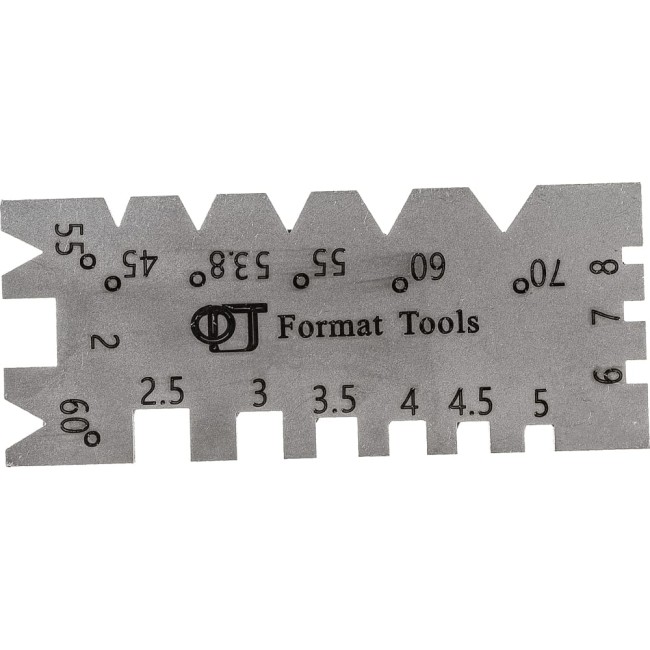 Шаблон для метрической и дюймовой резьбы ФТ 450002