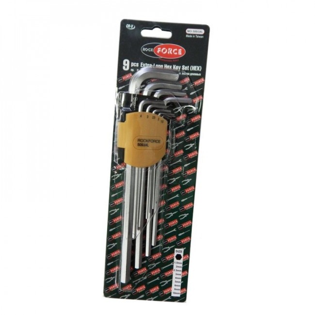 Набор шестигранных ключей Rockforce RF-5093XL(6185)