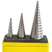 Набор ступенчатых сверл по сталям и цветным металлам STAYER MASTER 29660-4-30-H3 Набор ступенчатых сверл по сталям и цветным металлам STAYER MASTER 29660-4-30-H3