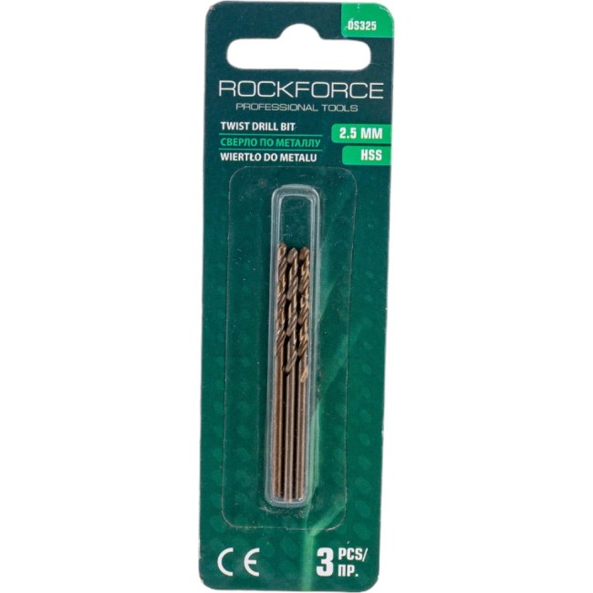 Сверло по металлу Rockforce RF-DS325(29151)