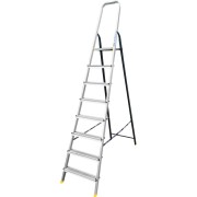 Усиленная комбинированная алюминиевая стремянка Алюмет АМS7808 Усиленная комбинированная алюминиевая стремянка Алюмет АМS7808