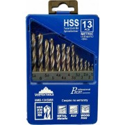 Набор сверл по металлу vertextools 0987-13 Набор сверл по металлу vertextools 0987-13