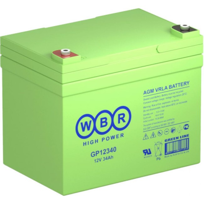 Аккумулятор для ИБП WBR GP12340 GP12340WBR