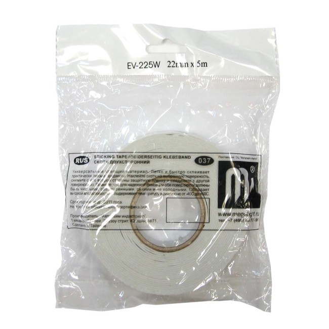 Белый двухсторонний скотч Megapower EV-225 W E EV-225W