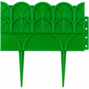 Садовый бордюр ПОЛИМЕРСАД Для цветников ПС-Б02-зел