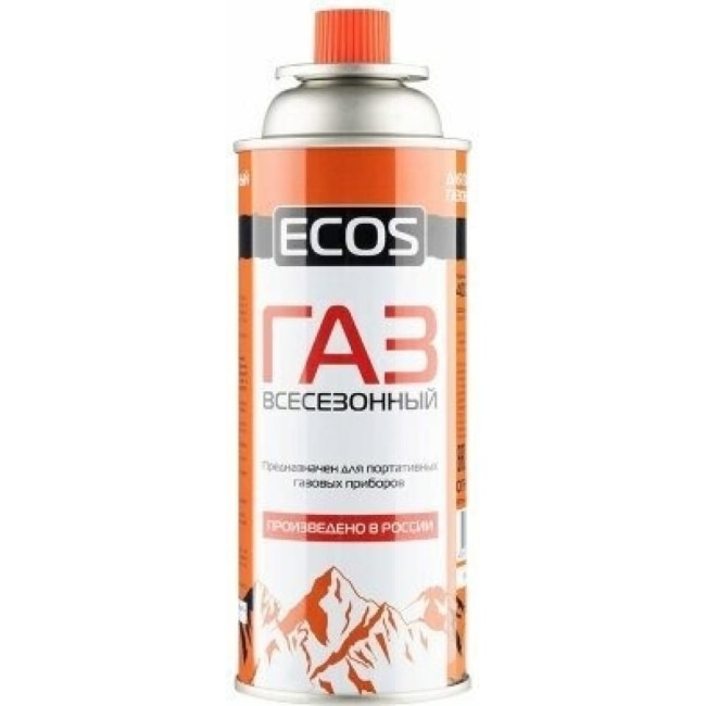 Цанговый всесезонный газ для портативных приборов Ecos 105732