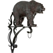 Кронштейн для цветов BOGACHO Медведь Велес 77075/шоколадный Кронштейн для цветов BOGACHO Медведь Велес 77075/шоколадный