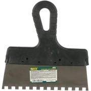 Зубчатый нержавеющий шпатель FIT 06628 Зубчатый нержавеющий шпатель FIT 06628