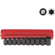 Набор шестигранных головок FORCE 4109-10 Набор шестигранных головок FORCE 4109-10