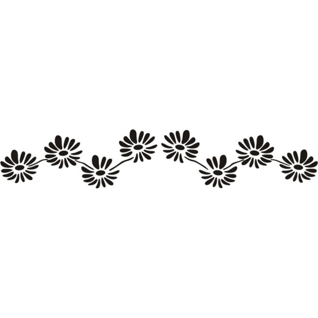 Виниловый трафарет STMDECOR Венок YX-083