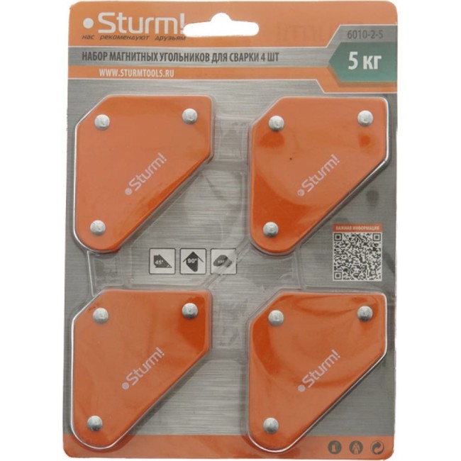 Магнитный угольник для сварки Sturm 6010-2-5