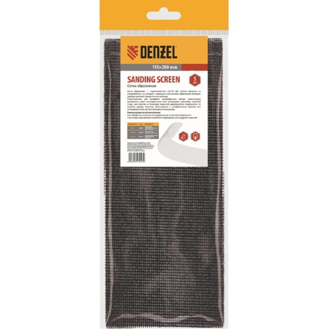 Абразивная сетка Denzel 75185