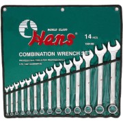 Комплект комбинированных ключей HANS 16614M Комплект комбинированных ключей HANS 16614M
